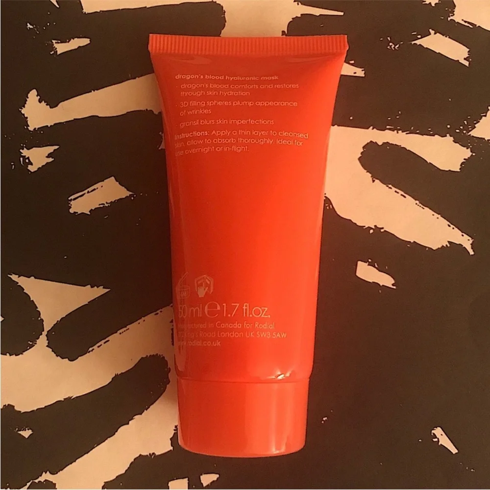 Rodial Dragon's Blood Hyaluronic Mask for Dry and Dehydrated Skin, 50 ml